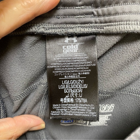 Under Armour ColdGear Infrared Women’s Compression Leggings Gray Large - Picture 7 of 10